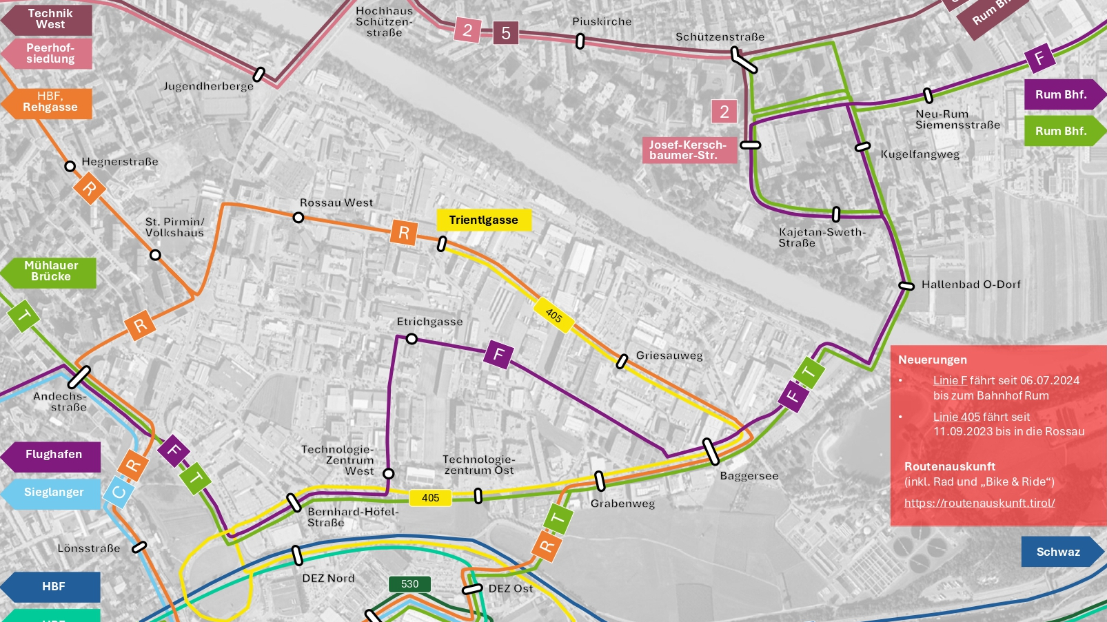 Panoramica dei percorsi degli autobus Rossau 2024 pagina-0001-1606x903